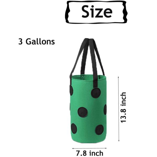 Nonwoven Fabric Strawberry Grow Bag Plant Pots