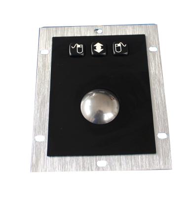 IP68 enegrecem o trackball óptico da montagem titanium do painel traseiro com 3 botões do rato