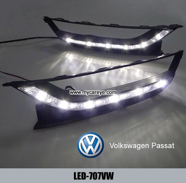 Volkswagen VW Passat 11-14 DRL LED Daytime Running Lights Car driving daylight