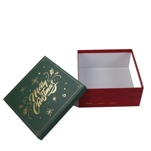 Festive Design Gift Box fit for Christmas holidays personalized packaging boxes