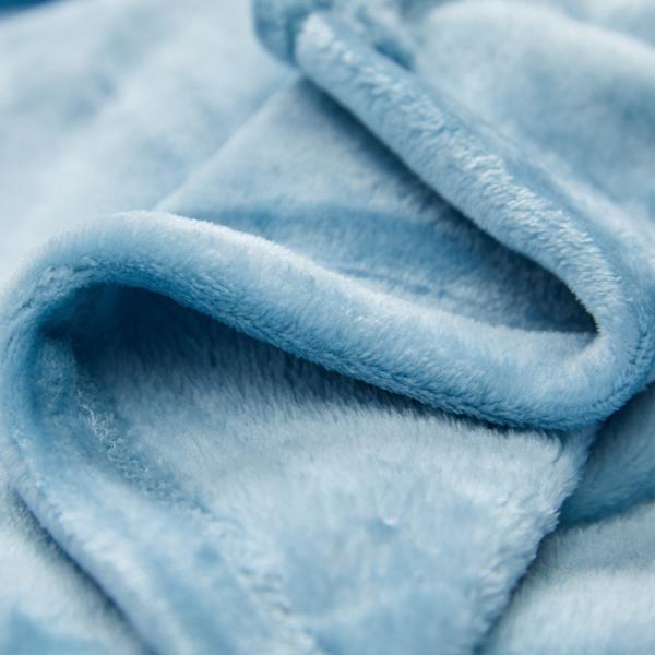 Decorative All-Seasons Leisure Blanket with Added Velvet Coral Cover Flannel Blanket