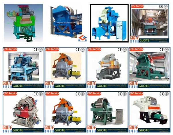 Wet Magnetic Separator for Bentonite Mineral Selection in Stainless Steel Construction