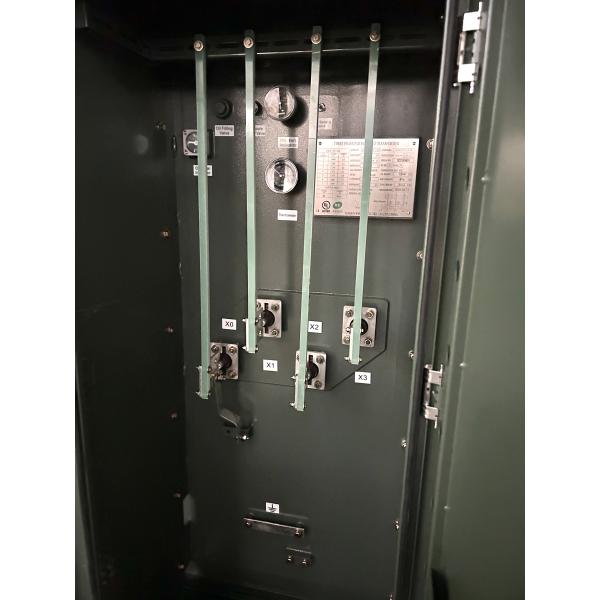 UL listed 150Kva 3 Phase Pad Mounted Transformer 12870V To 208V Radial Feed ASNI IEEE Standards