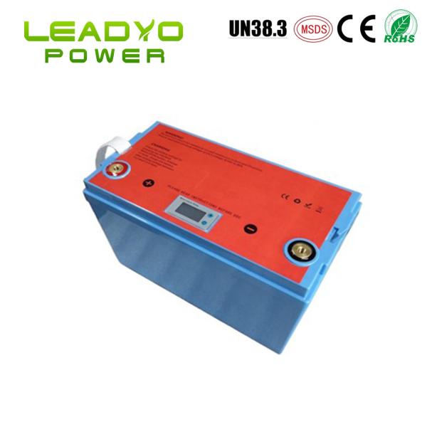 Батареи цикла Lifepo4 батареи 12v 100Ah RV умного иона лития дисплея LCD морские глубокие с состоянием батареи монитора