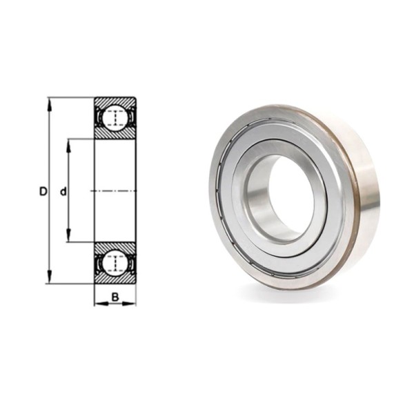 Wuxi Bearings Deep Groove Ball Bearing 6202 80202 15*35*11mm Robot Vacuum Bearing