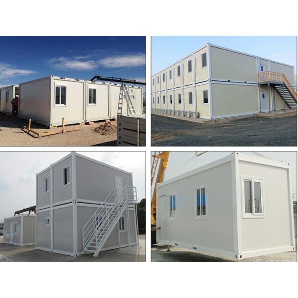Hot Dip Galvanized Steel Container Houses Detachable Environmental Friendly