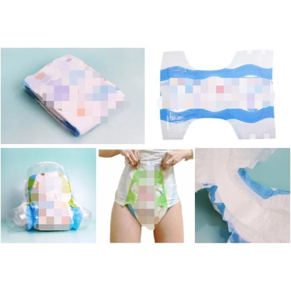 High Absorption Magic Tape 3D Leak Guard Baby Diaper Pants