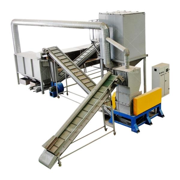 Scrap AC Radiator Recycling Plant 1-3ton/h Copper Aluminium Recycling Plant