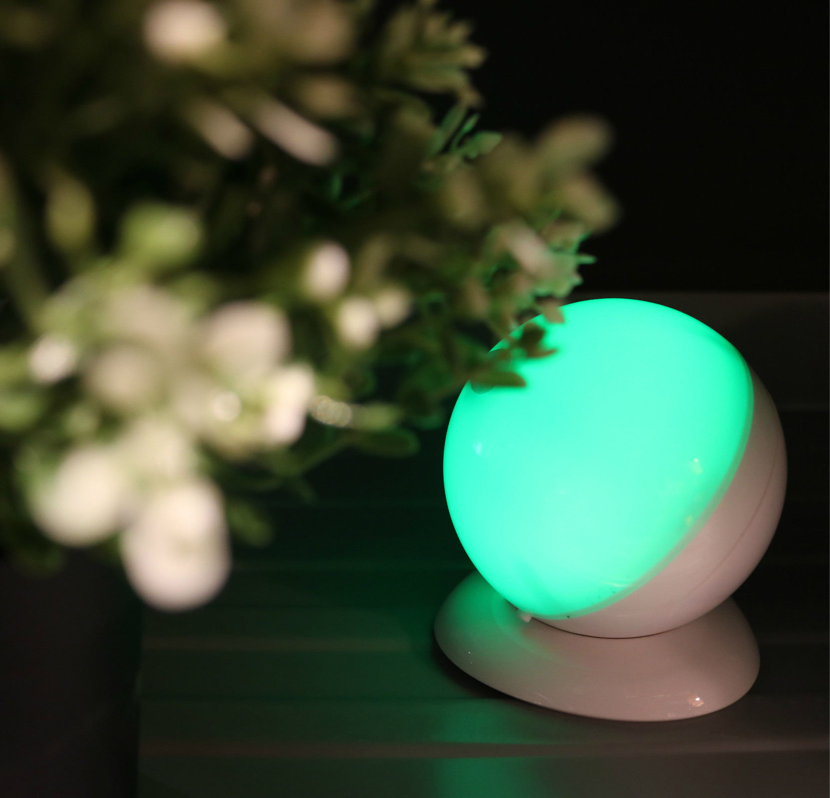Round Shape Wireless Motion Sensor Night Light , USB Powered Led Lights For