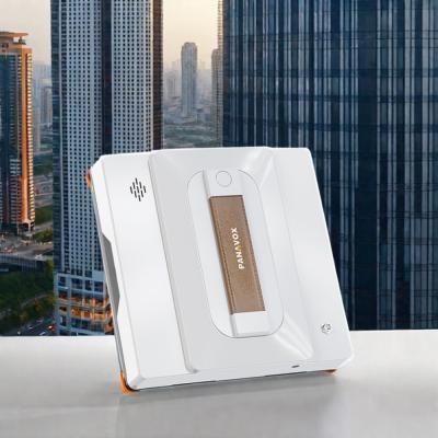 Robot de nettoyage de fenêtres à commande à distance infrarouge à réduction du bruit de 65 dB pour intérieur/extérieur