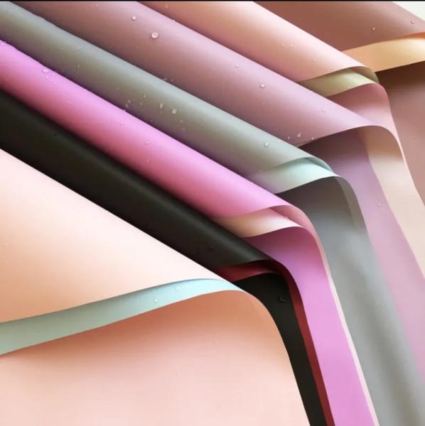 2024 Venda Quente Biocolor de Alta Qualidade Papel de Reciclagem Florista Reciclável de Dois lados Para Flores Frescas Por Venda