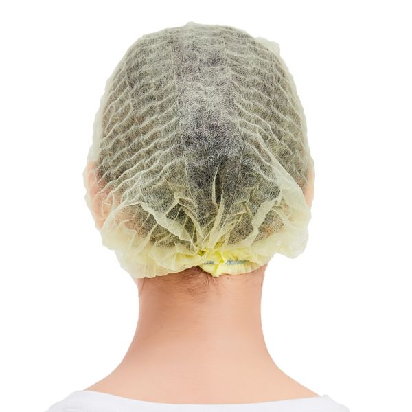 Hubei Haixin Softness Nonwoven Cap in Double Elastic Nurse Caps Flexible Cheap Price Machine Made Round Hat Factory Direct Sales