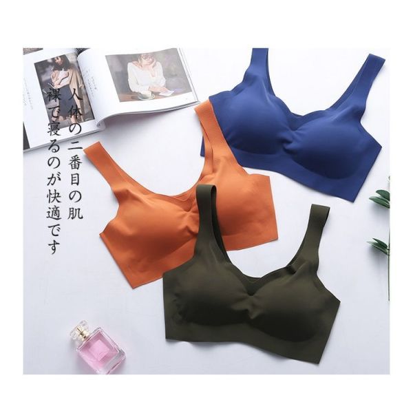 Seamless Bra Women Wholesale Ready to Ship Lady's Bralette Wire Free Comfortable A/B Cup Seamless Sporty Bra New for Women
