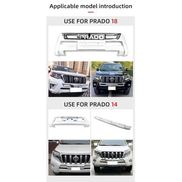 Defense Against Off Road Toyota Prado Front Bumper Angled Designs