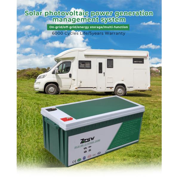 Bateria 200ah 12v 2560W do lítio Lifepo4 do de alta energia do iate de UPS