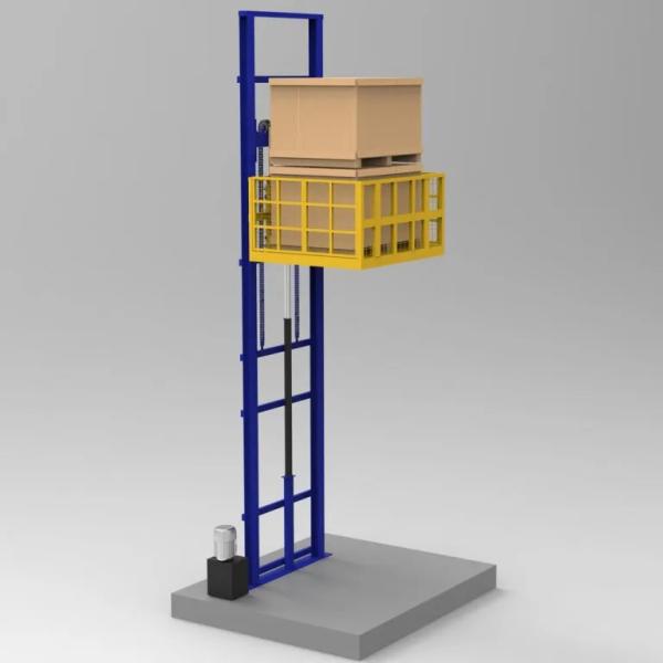 Industrial Easy Lift Cargo Lift Hydraulic Platform Lift 8m 1000kg