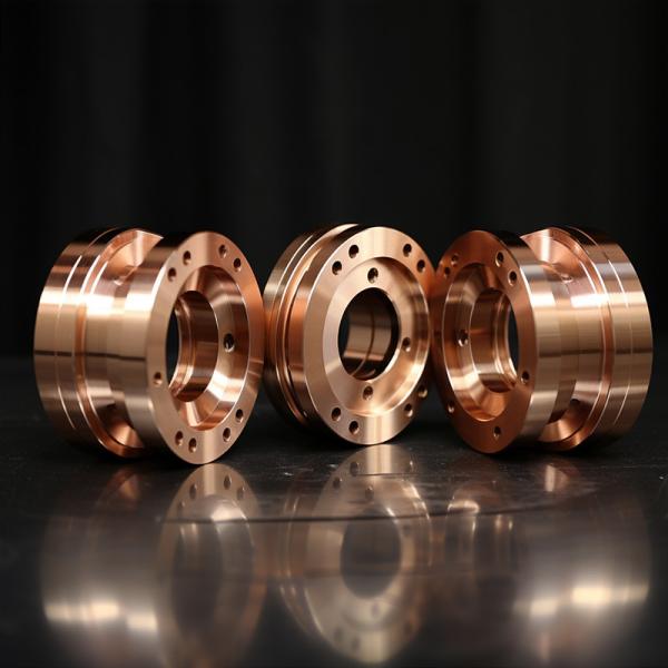 Специальные точные CNC-обрабатывающие детали CNC-обработка Металлическая медная часть