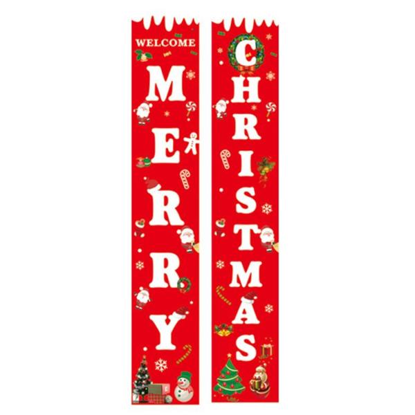 Merry Christmas 12.2x70.87'' Decorative Garden Flags