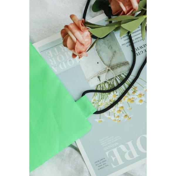 Digital Printing Non Woven Polyester Bags Drawstring For Adult / Children Sport