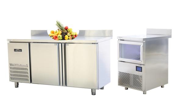 Square Shape Commercial Kitchen Refrigeration Equipment Air Cooling Mode
