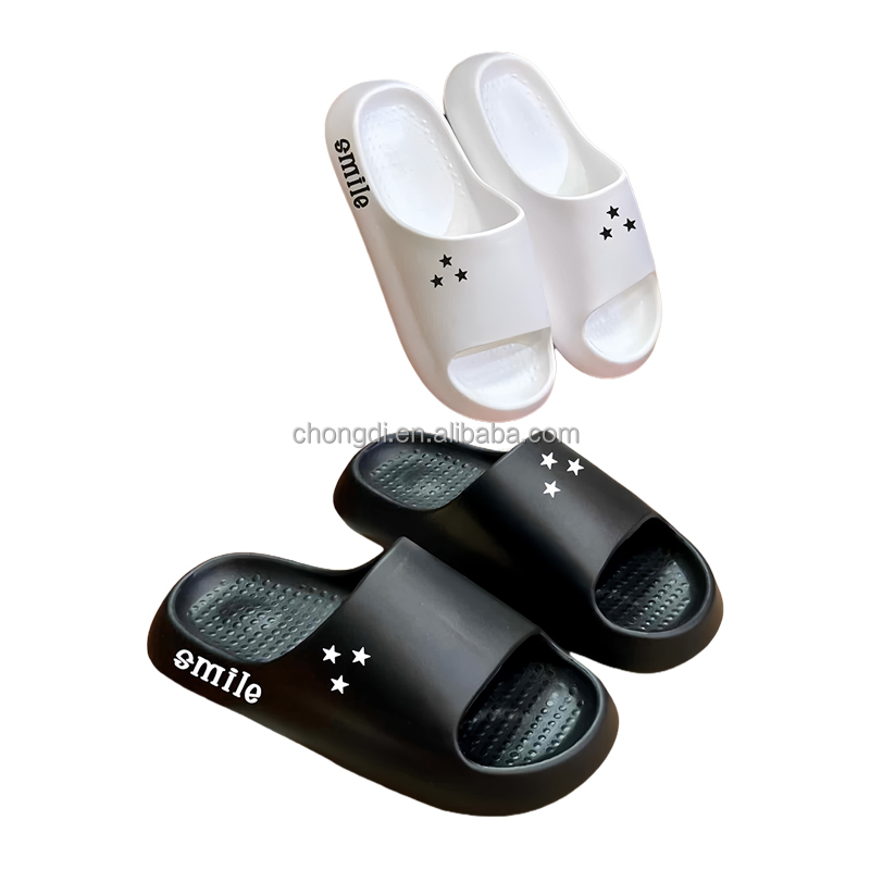 New-stepping Waterproof Casual Slippers for Men and Women Summer Indoor Bathroom Use Non-slip EVA Soft-soled Couple Sandals