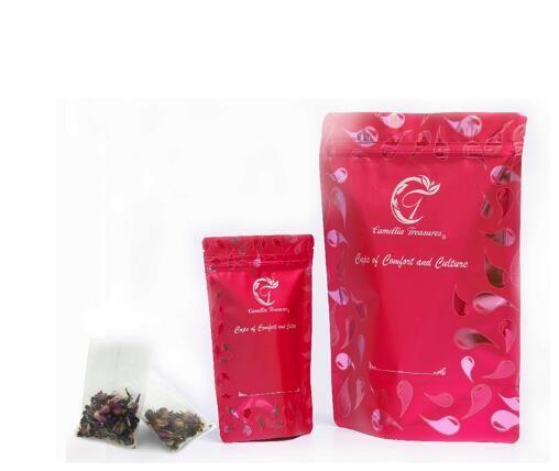 Different Sizes Food Grade Resealable Stand Up Pouch k Aluminium Moisture Barrier Bag For Herbal Packing
