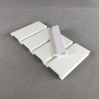 Laminated Wood PVC Slatwall Panels For Showroom Decoration
