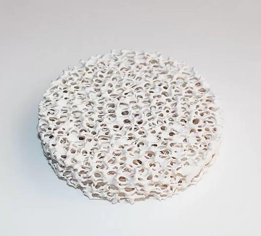 Round Square Foundry Alumina Ceramic Foam Filter 80-90% Porosity