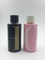 cylindre en verre de bouteille de parfum 100ml autour de forme droite