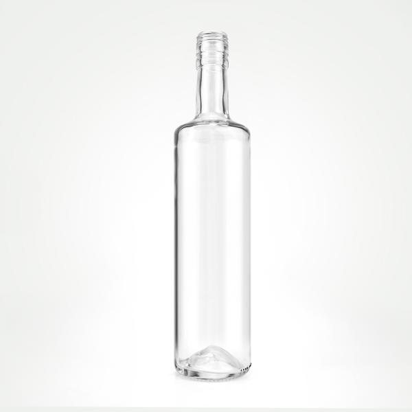 Custom Shape 700ml 750ml 1000ml Glass Body Vodka Liquor Gin Empty Whiskey Bottle for Your