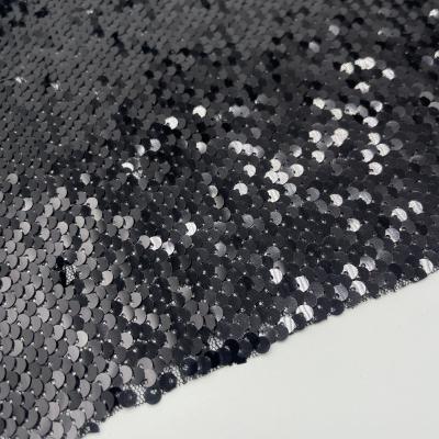 Eco Friendly Sequins Embroidered Fabric M05-017
