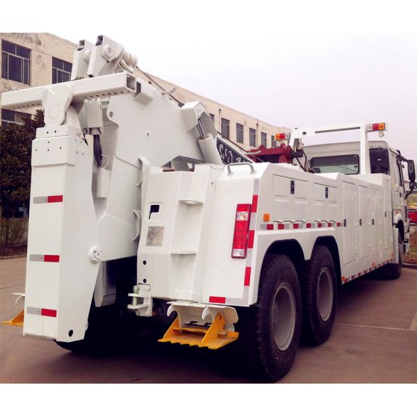 Lifting 25 T 6 x 4 Heavy Wrecker Tow Truck With 339 HP Cummins Engine