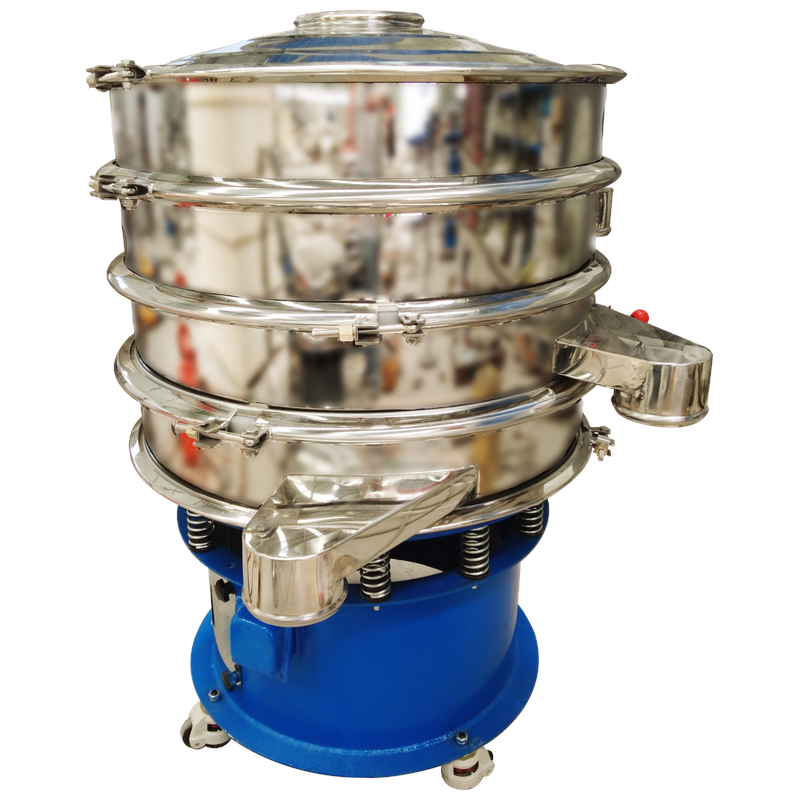 DY-1500 Rotary Vibrating Screen High Precision Large Output Powder Sieve Carbon Steel 2 Layer 380V