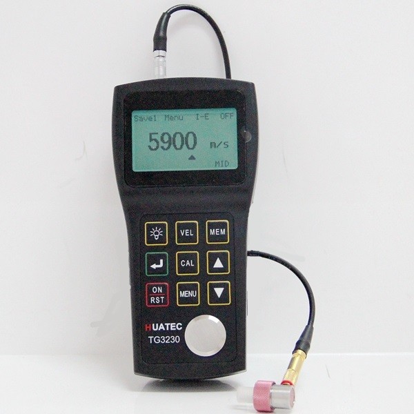 TG-3230 Portable Ultrasonic Wall Thickness Meter 0.15mm Minimum Measurement High Low Limit Alarm Industrial Thickness Measuring Instrument