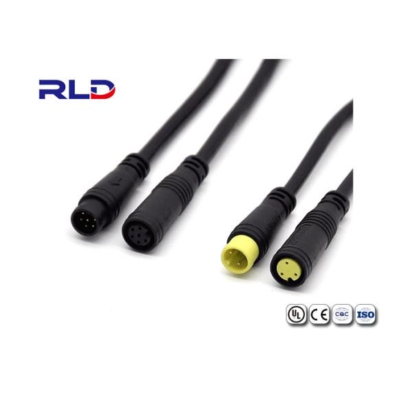 2 Pin Black Waterproof 60VAC Ebike Battery Connector