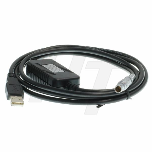 5 Pin Total Station Cable for Leica TPS TS1200 DNA Digital Levels USB to Lemo