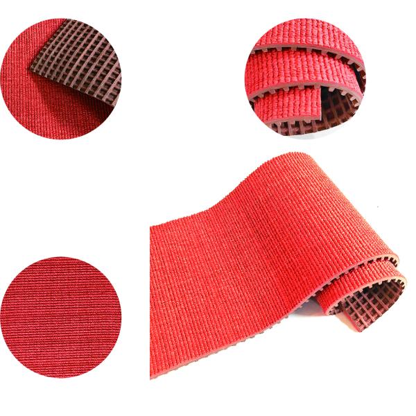 Anti Slip Rubber Athletic Flooring 1m-2m Width Rubber Basketball Court Flooring
