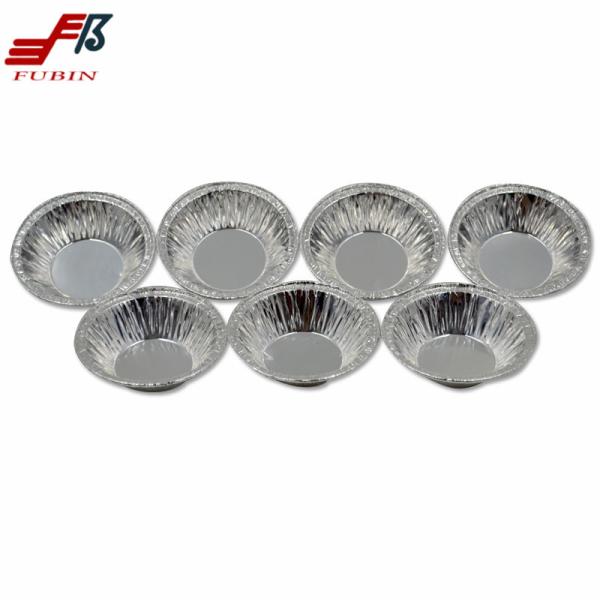 Fubin Aluminium Foil Baking Tray 3'' Egg Tart Foil Cup