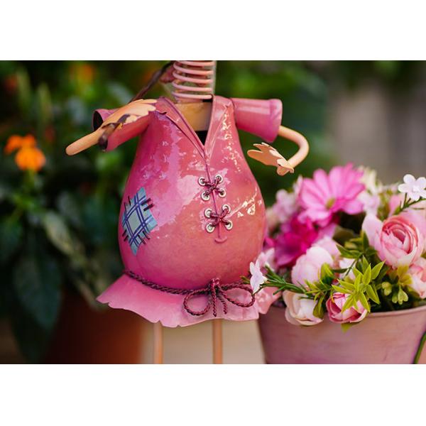 Украшение бака сада крытого и на открытом воздухе украшения сада эльфа металла простое