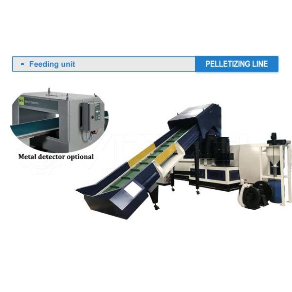 400kg/H Plastic Pelletizing Recycling Machine PP Spunbond Non Woven Fabric Agglomerator