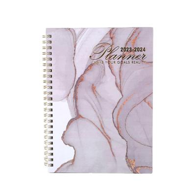 Planificateur d'étude sur mesure A5 organisateur Planificateur quotidien mensuel avec couverture rigide