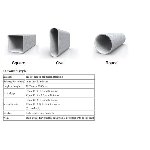 Heavy Duty Galvanized 1800mm Horse Fence Panels