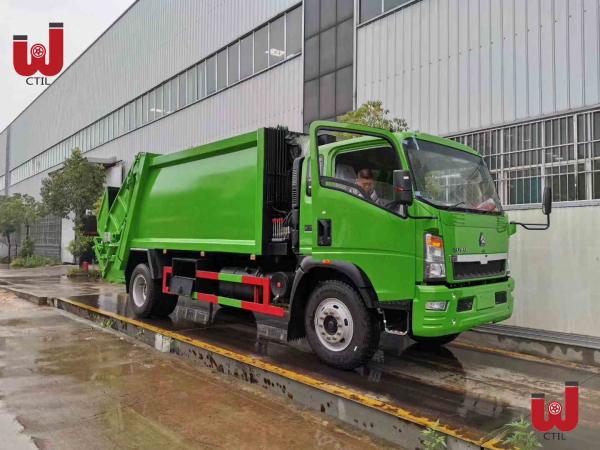 Light Duty 8CBM back loader garbage remoral compactor Garbage Truck