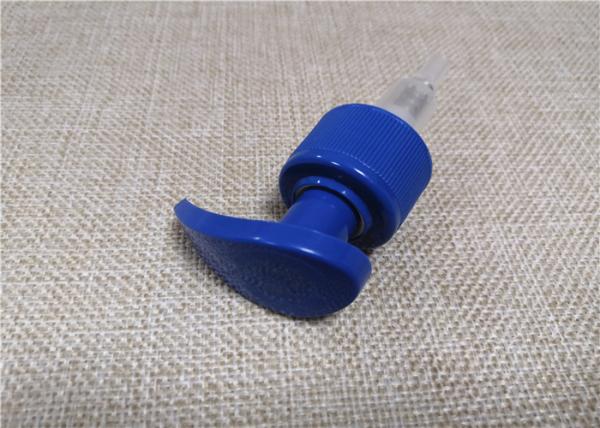 Recyclable 24 410 Pump , Royal Blue Shampoo Bottle Pump SS316 Spring Material