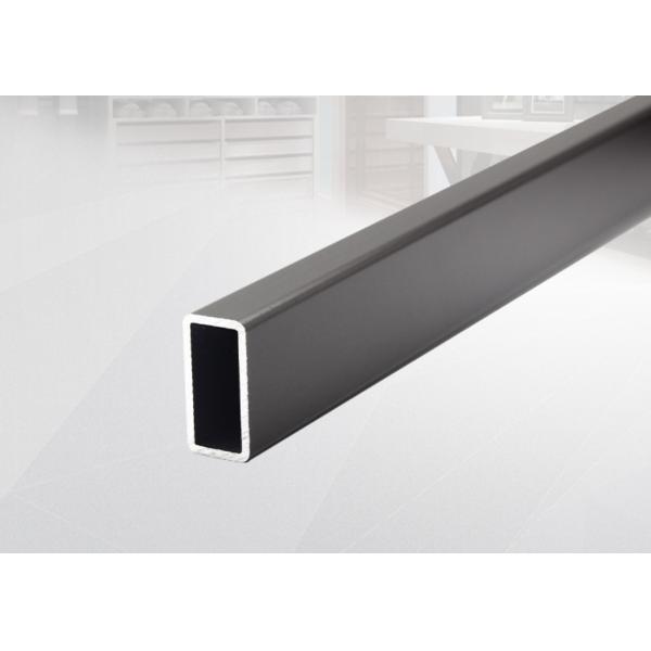 Thickened Aluminum Square Tube Wardrobe Hanging Rail For Clothes