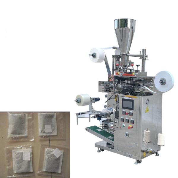 Computer Control Tea Bag Packing Machine With Thread And Tag 20-60 bags/min