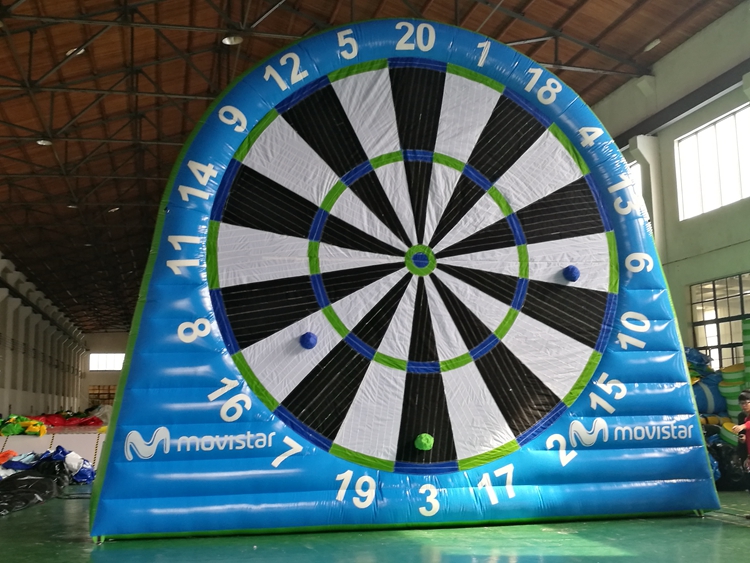 Custom Inflatable Dart Board Giant Target Game With Sticky Ball Play Design Outdoor Party Carnival School Activity Rental Equipment