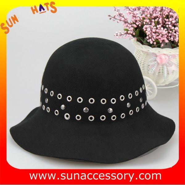 6090433 Sun Accessory customized  winner  fashion  wool felt  clothe hats, women hats and caps wholesaling