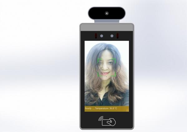 SIBO Wall Mounted POE 8 Inch Terminal With ID Card Scanning Temperature Test And Facial Recognition