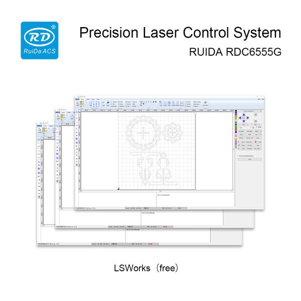 Precision RUIDA CO2 Laser Cutting Machine Controller RDC6555G for film cutting